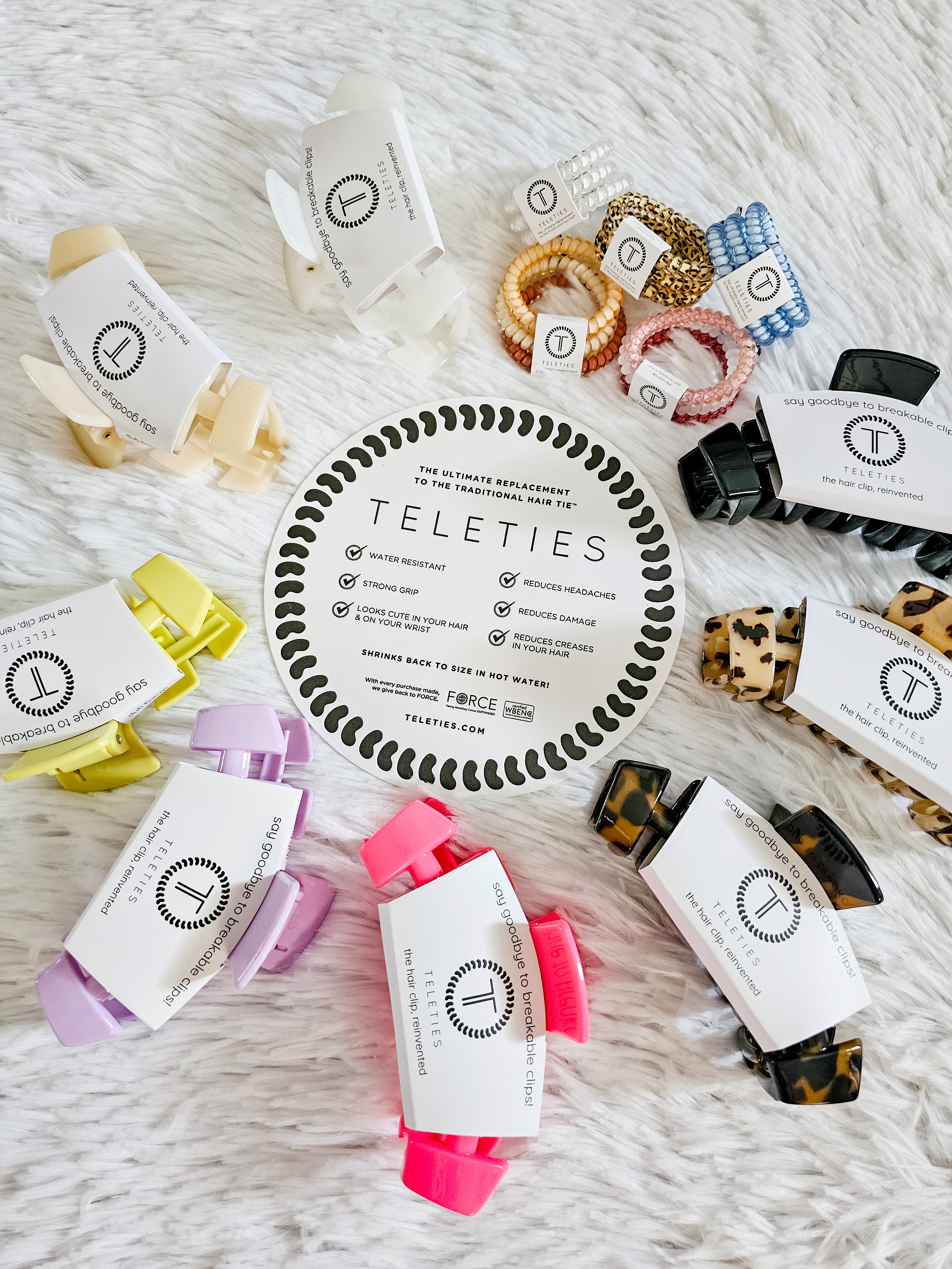 TELETIES HAIR CLIP Just Peachy Boutique By Jessica Browning