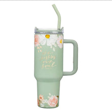 Load image into Gallery viewer, "SPIRITUAL" 40 OZ TUMBLER W/ STRAW
