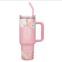 Load image into Gallery viewer, "SPIRITUAL" 40 OZ TUMBLER W/ STRAW
