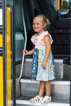 Load image into Gallery viewer, KIDS SCHOOL SUPPLIES DRESS
