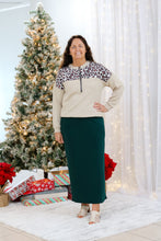 Load image into Gallery viewer, REG. &amp; PLUS LONG GREEN PENCIL SKIRT
