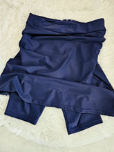 Load image into Gallery viewer, KIDS NAVY KNEE LENGTH SWIM SKIRT
