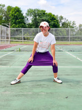 Load image into Gallery viewer, REG. &amp; PLUS EGGPLANT LONG SWIM SKIRT
