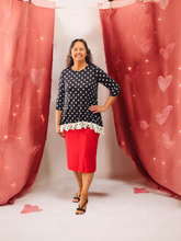 Load image into Gallery viewer, REG. &amp; PLUS POLKA DOT TOP
