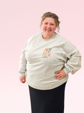 Load image into Gallery viewer, REG. &amp; PLUS "FOR GOD SO LOVED THE WORLD" SWEATSHIRT TOP
