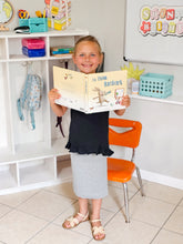 Load image into Gallery viewer, KIDS GRAY PENCIL SKIRT
