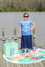 Load image into Gallery viewer, REG. &amp; PLUS TIDAL WAVE SWIM TOP
