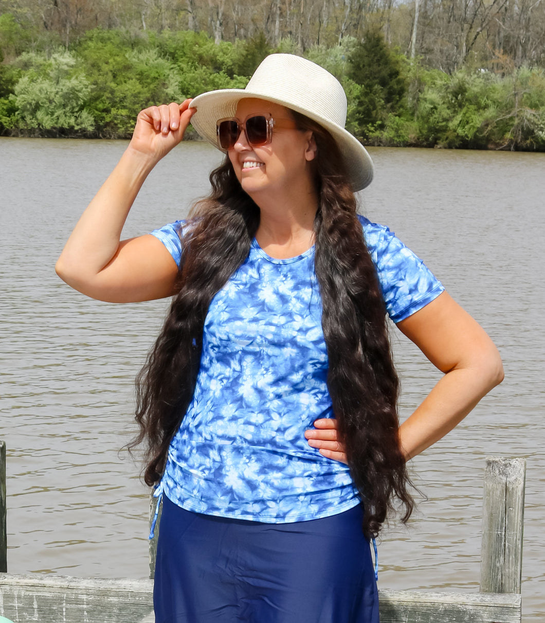 REG. & PLUS TIDAL WAVE SWIM TOP