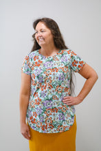 Load image into Gallery viewer, MULTI COLOR FLORAL PRINT TOP
