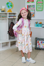 Load image into Gallery viewer, KIDS RIBBON 3/4 SLEEVE DRESS
