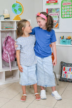 Load image into Gallery viewer, KIDS ACID WASH DENIM SKIRT
