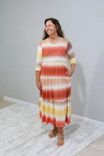 Load image into Gallery viewer, REG. &amp; PLUS OMBRE TIERED DRESS
