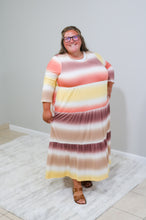Load image into Gallery viewer, REG. &amp; PLUS OMBRE TIERED DRESS
