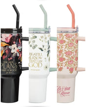 Load image into Gallery viewer, &quot;SPIRITUAL&quot; 40 OZ TUMBLER W/ STRAW

