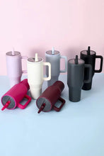 Load image into Gallery viewer, 40oz SPILL FREE, FLIP STRAW TUMBLER

