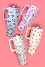 Load image into Gallery viewer, 40oz SPILL FREE, FLIP STRAW TUMBLER
