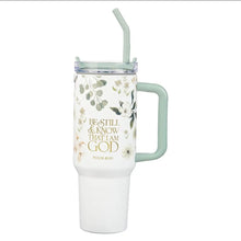 Load image into Gallery viewer, &quot;SPIRITUAL&quot; 40 OZ TUMBLER W/ STRAW
