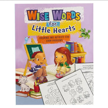 Load image into Gallery viewer, ACTIVITY BOOK WISE WORDS FOR LITTLE HEARTS
