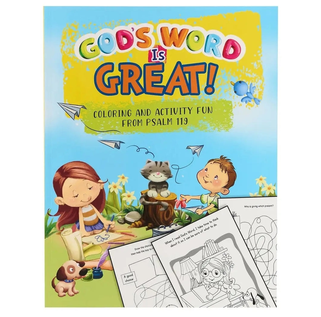 ACTIVITY BOOK GODS WORD IS GREAT