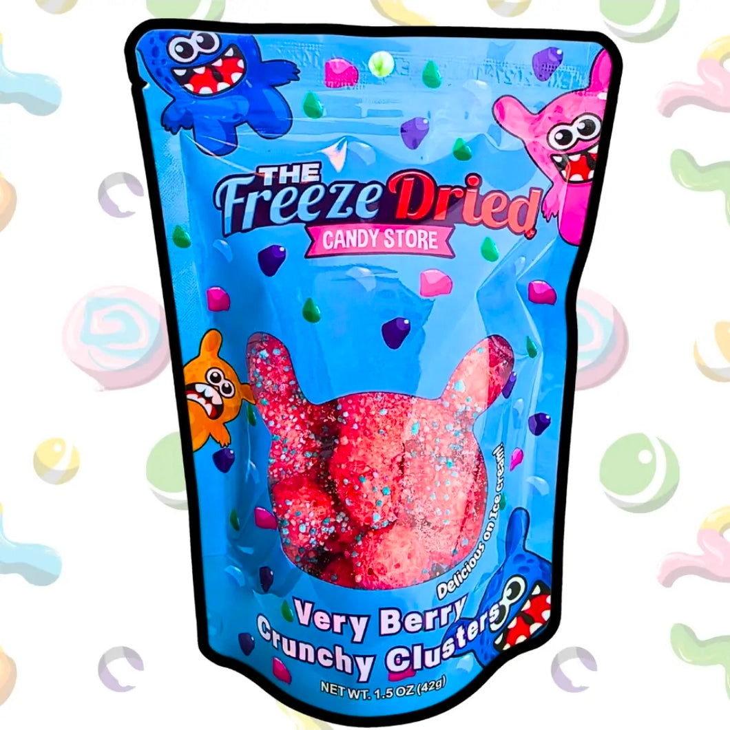 VERY BERRY CRUNCHY CLUSTERS CANDY